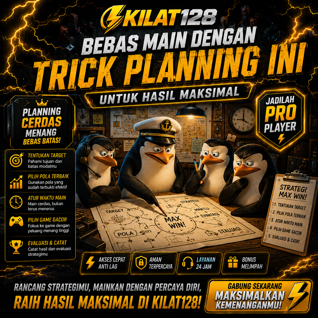 KILAT128 Memberikan Tutorial Menang Dengan Planning Menawan